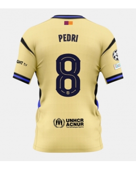 Barcelona Pedri Gonzalez #8 Maglia Gara Trasferta Repliche 2025-26 Maniche Corte